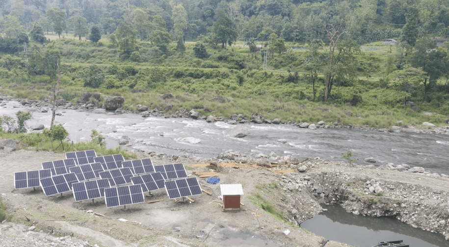 Solar pump brings water to Tshangchutham farms